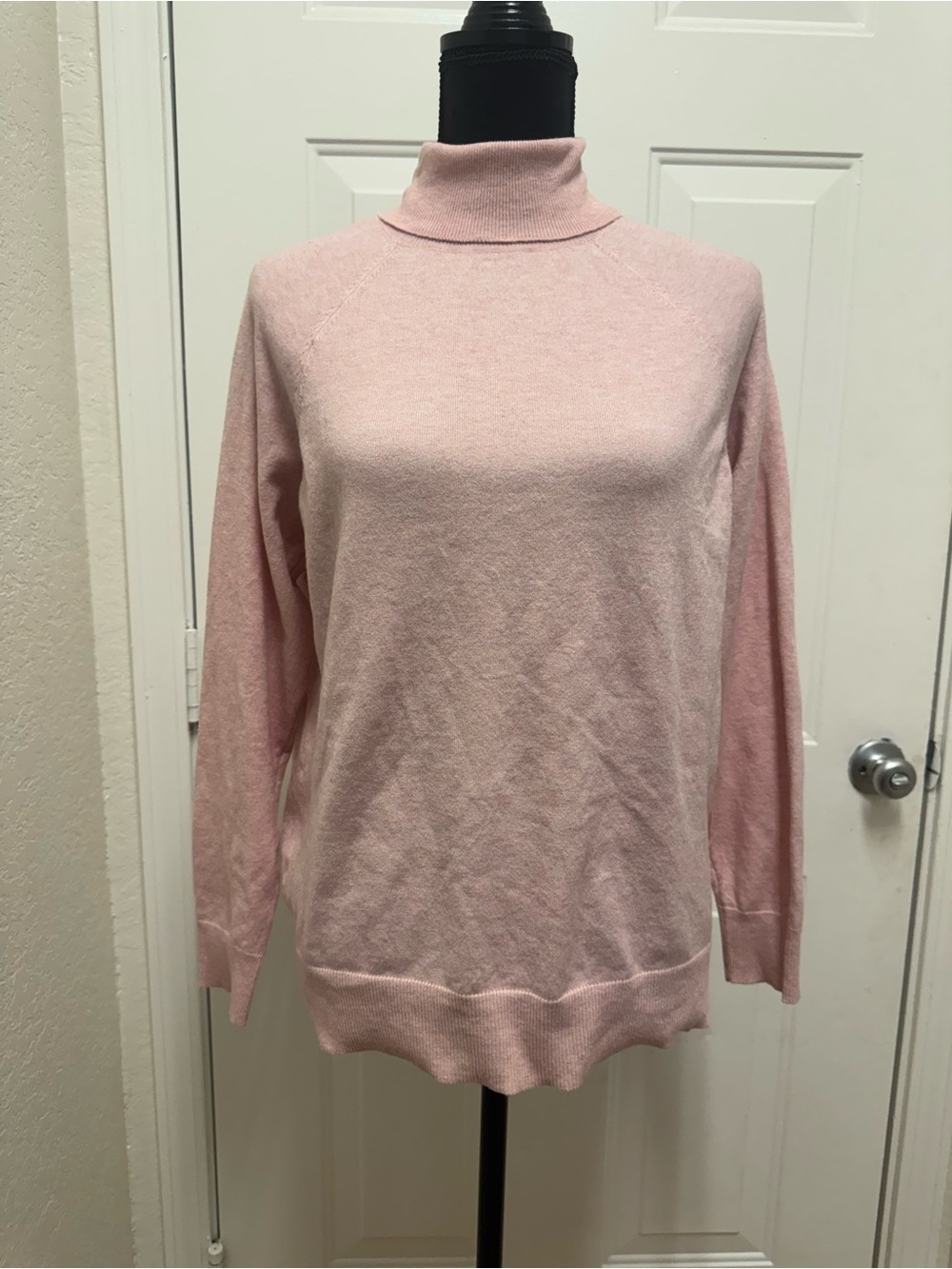 Primark Pale Pink Mock Neck Turtleneck Sweater